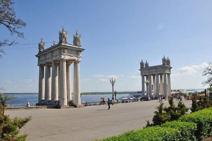 Volga embankment, Volgograd, Volgograd Oblast