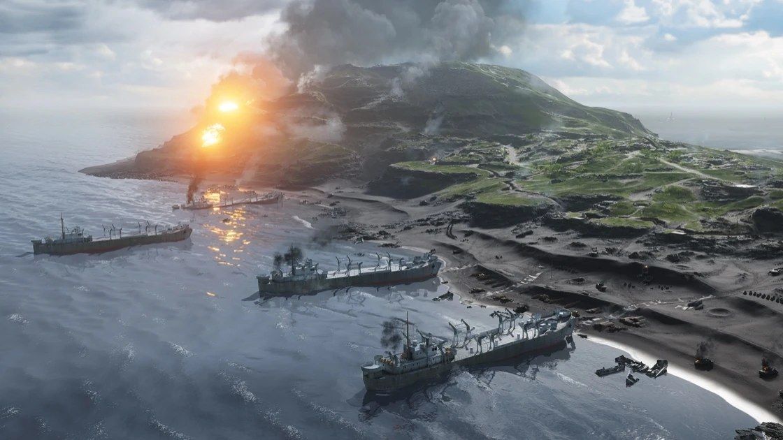 Iwo Jima in Battlefield V