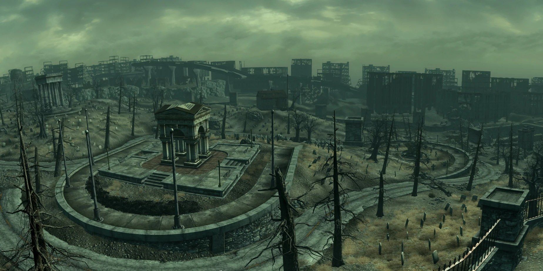 Arlington Cemetery in Fallout 3