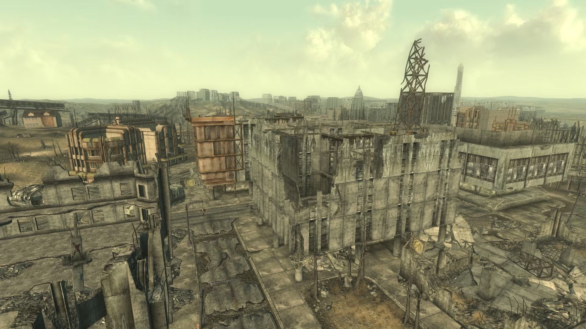 Bethesda Ruins in Fallout 3