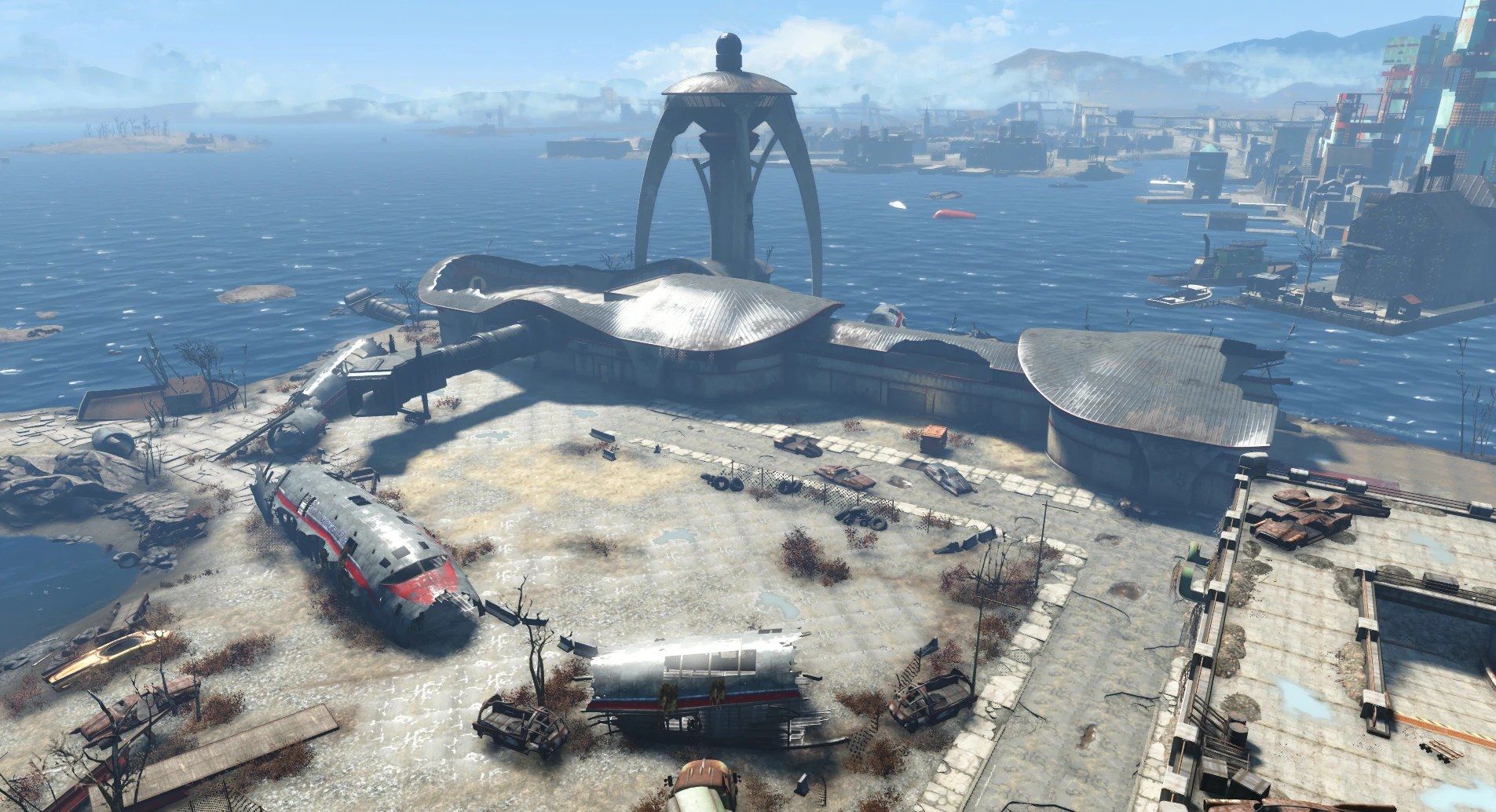 Boston Airport in Fallout 4