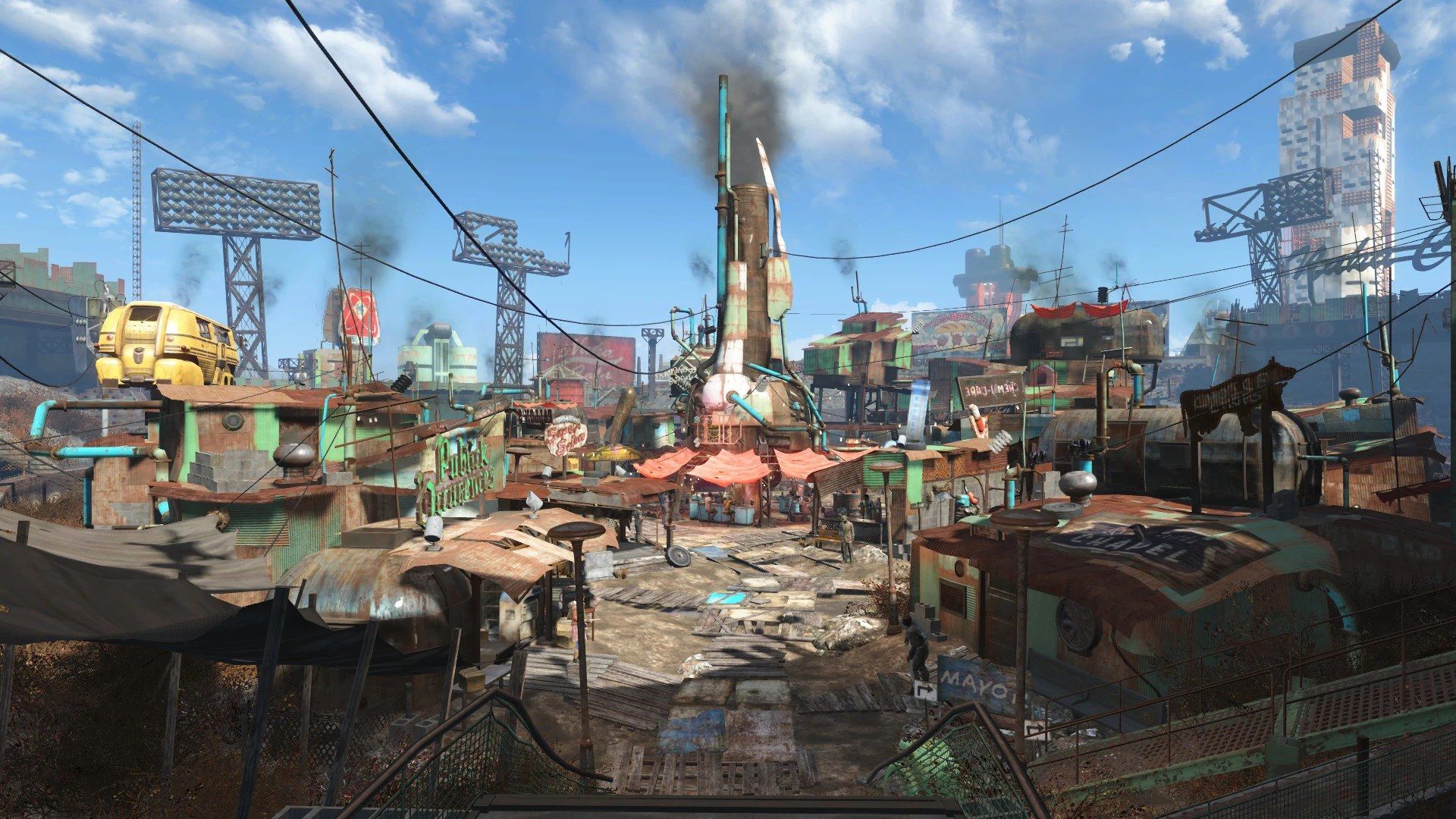 Diamond City in Fallout 4