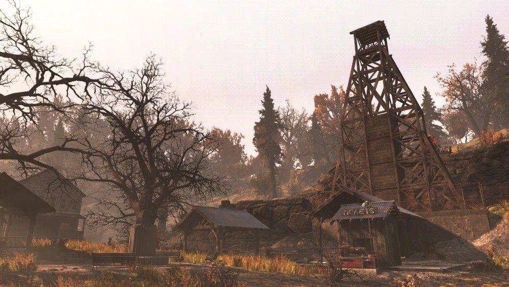 Beckley Mine Exhibit in Fallout 76