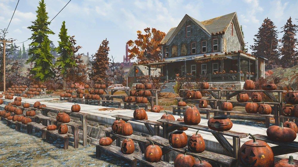 Pumpkin House in Fallout 76
