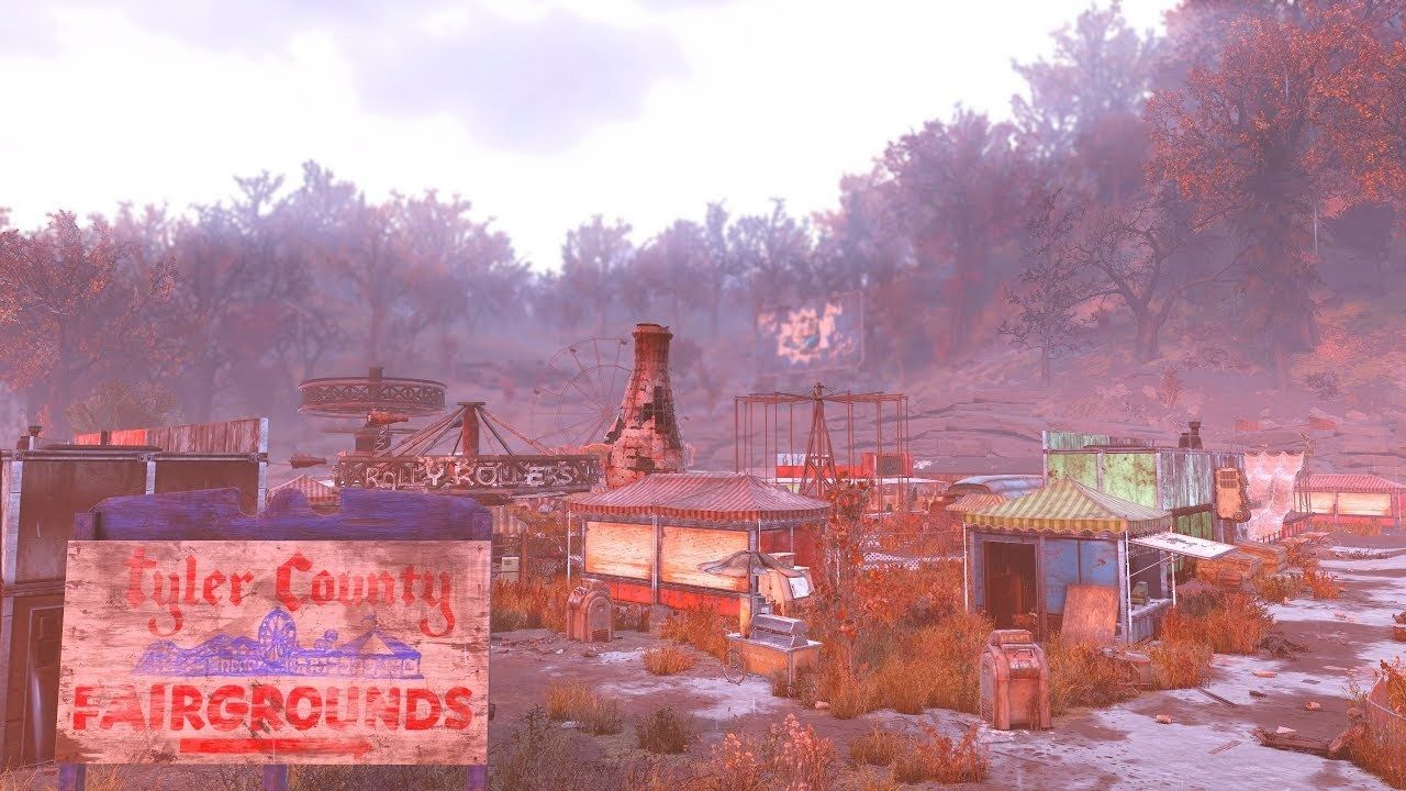 Tyler County Fairgrounds in Fallout 76