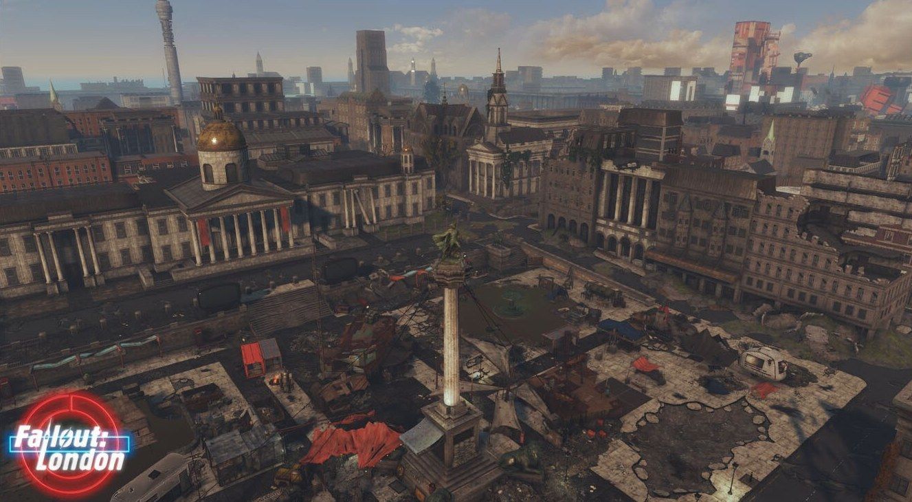 Trafalgar Square in Fallout: London