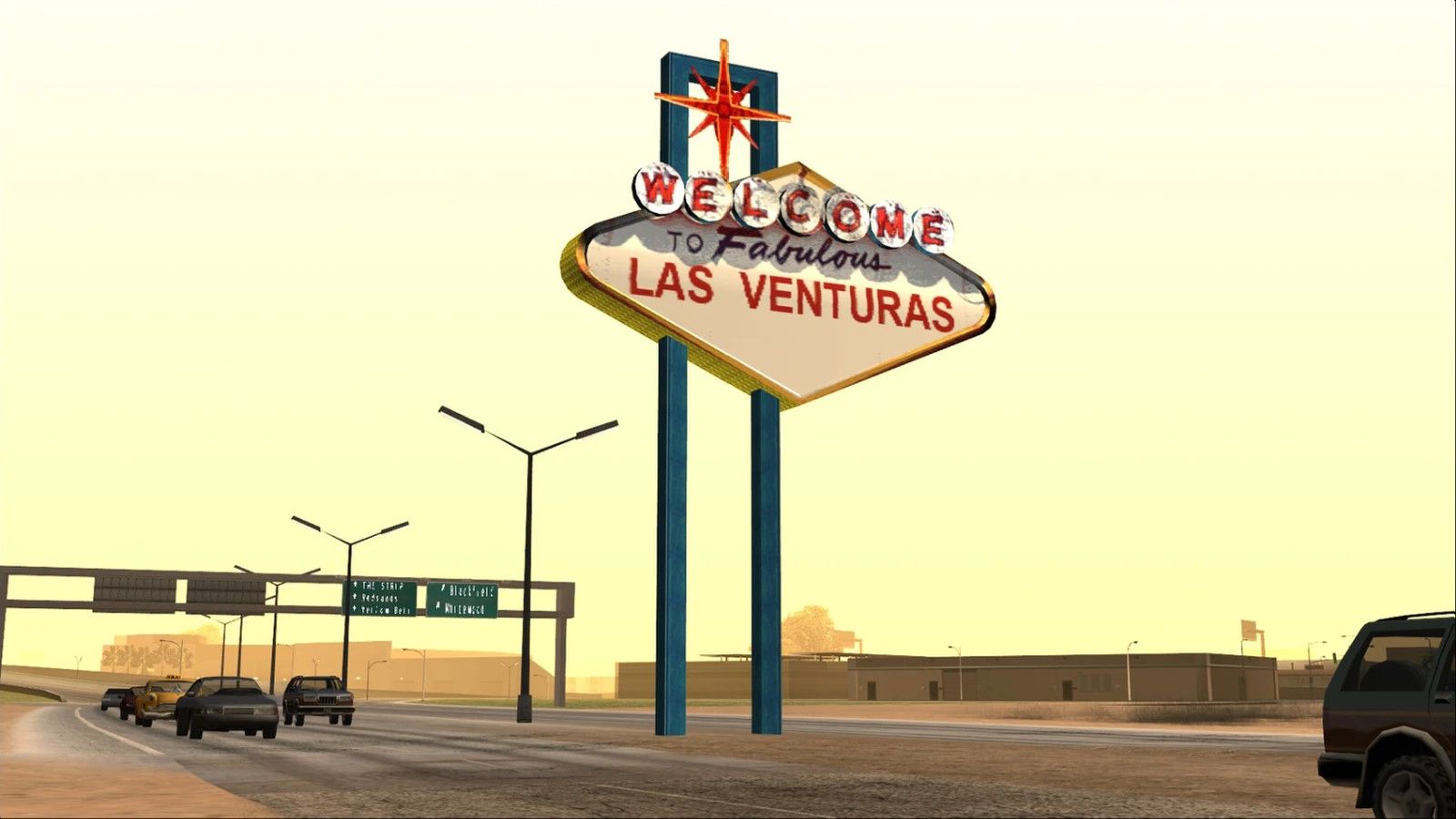Las Venturas Welcome Sign in Grand Theft Auto: San Andreas