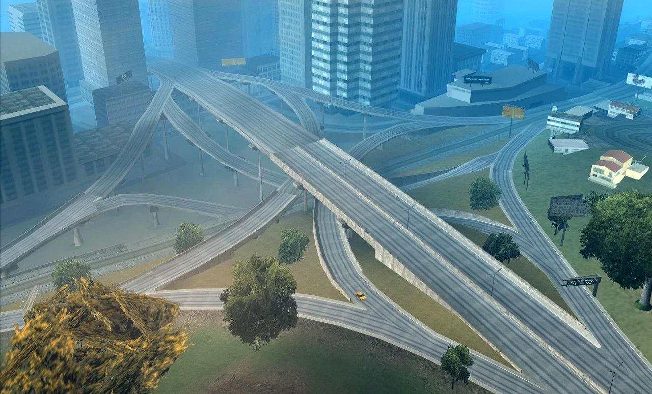 Mulholland Intersection in Grand Theft Auto: San Andreas